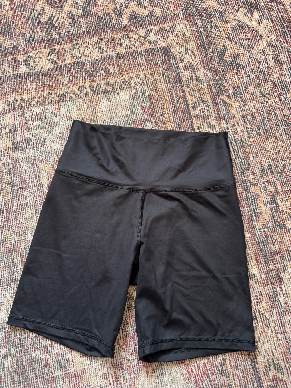 aerie Black High-Waist Bike Shorts